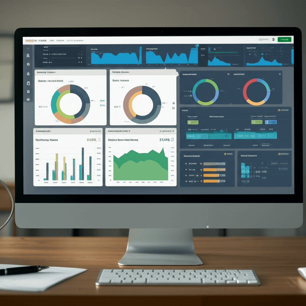 Marketing dashboard with buyer persona data